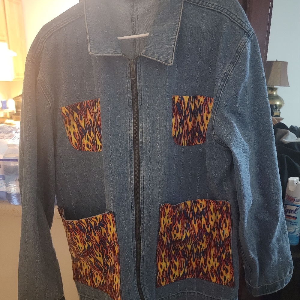 Asos custom denim jacket